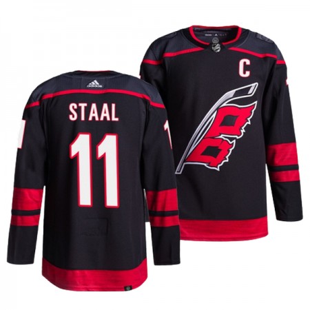 Carolina Hurricanes Trikot Staal 11 Adidas Jordan Schwarz Authentic - Herren